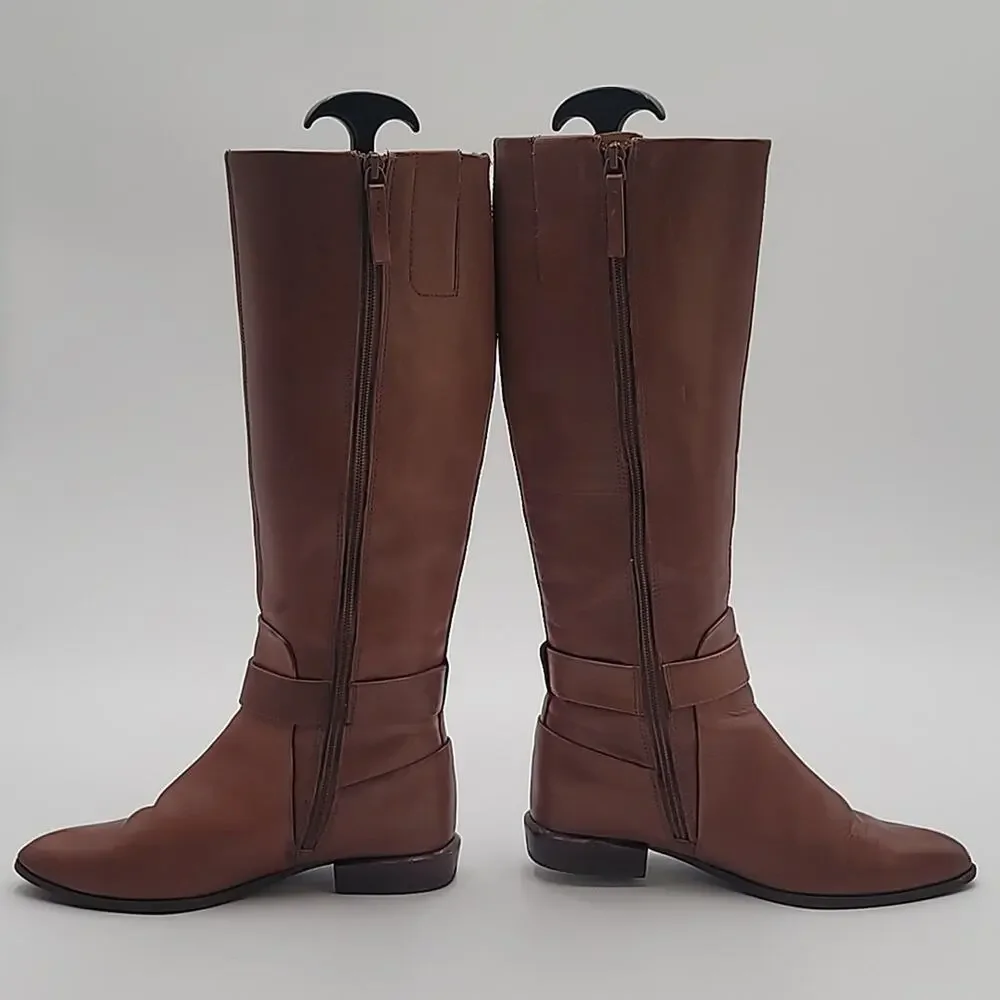NINE WEST sz5.5 Diablo leather knee high boot